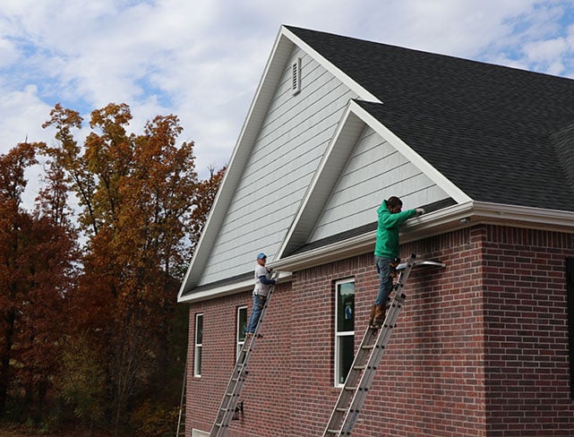 new gutter installation