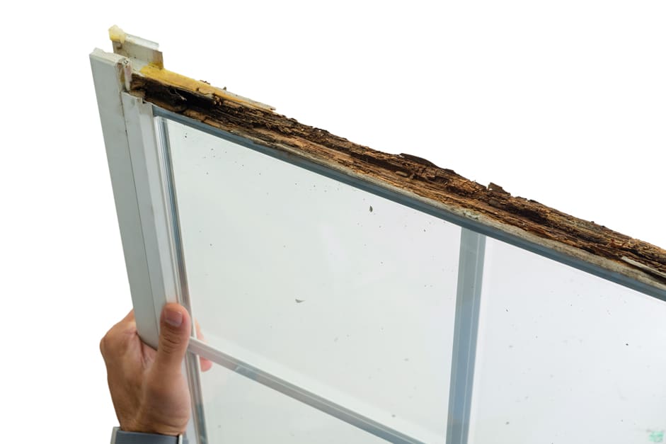 wood rot window damage