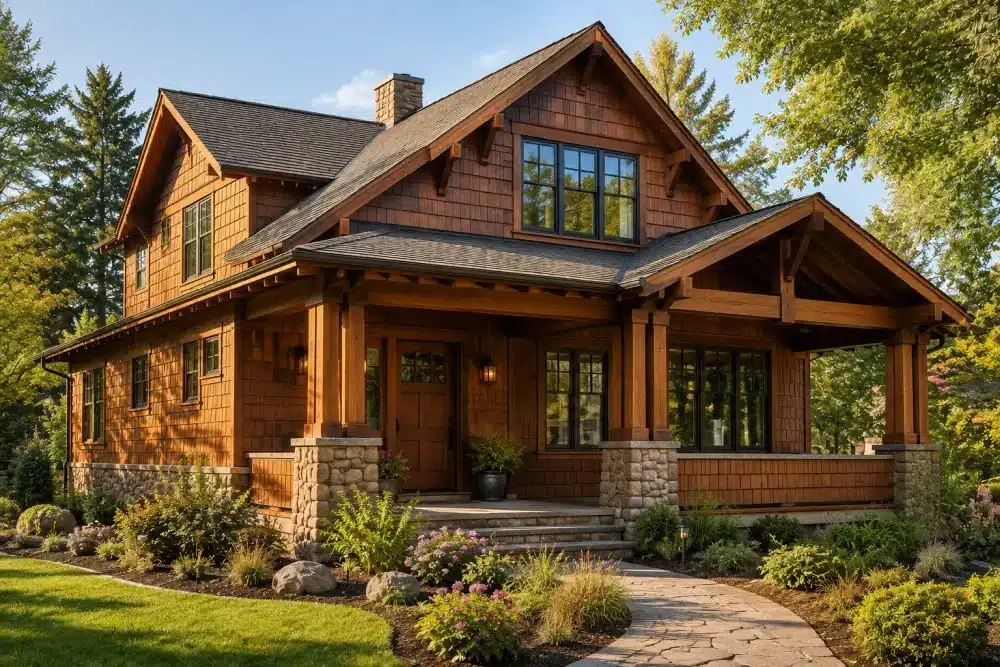 traditional wood siding